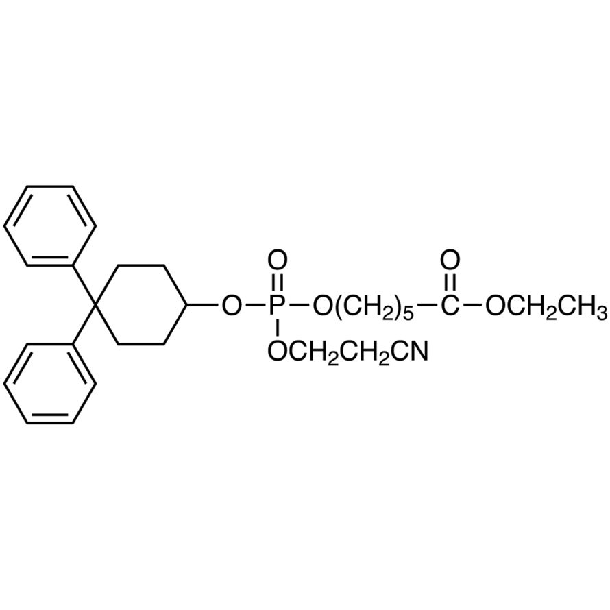 Ethyl 6-[(2-Cyanoethoxy)(4,4-diphenylcyclohexyloxy)phosphoryloxy]hexanoate