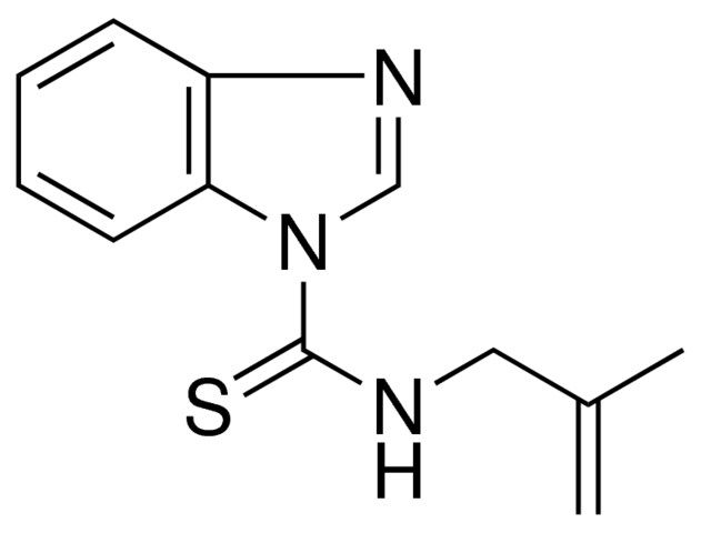 BENZOIMIDAZOLE-1-CARBOTHIOIC ACID (2-METHYL-ALLYL)-AMIDE