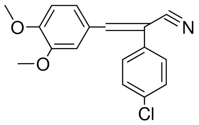 ALPHA-(4-CHLOROPHENYL)-3,4-DIMETHOXYCINNAMONITRILE