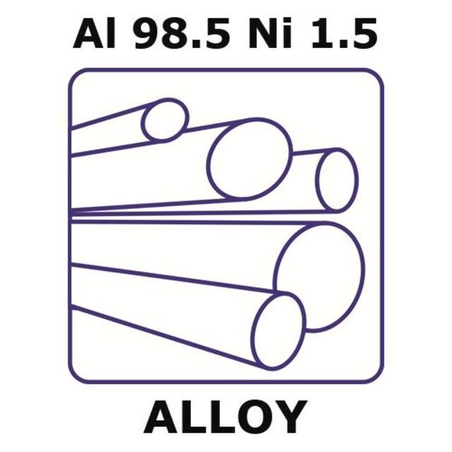 Aluminum-nickel alloy, Al98.5Ni1.5