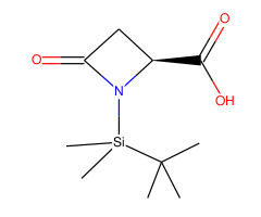 (4S)-N-(tert-Butyldimethylsilyl)azetidin-2-one-4-carboxylic acid