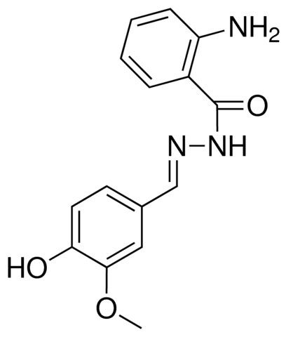 ANTHRANILIC (4-HYDROXY-3-METHOXYBENZYLIDENE)HYDRAZIDE