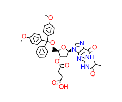 N<sup>2</sup>-Isobutyryl-5'-O-(4,4'-dimethoxytrityl)-2'-deoxyguanosine 3'-O-succinic acid