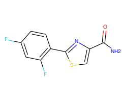 2-(2,4-difluorophenyl)thiazole-4-carboxamide