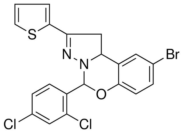 9-BROMO-5-(2,4-DICHLOROPHENYL)-2-(2-THIENYL)-1,10B-DIHYDROPYRAZOLO[1,5-C][1,3]BENZOXAZINE