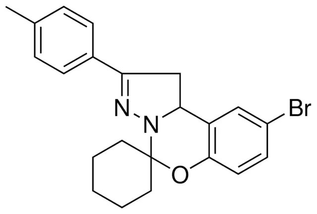 9-BROMO-2-P-TOLYL-1,10B-DIHYDROSPIRO[BENZO[E]PYRAZOLO[1,5-C][1,3]OXAZINE-5,1'-CYCLOHEXANE]