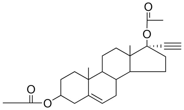 ACETIC ACID ACO-ETHYNYL-DI-ME-TETRADECAHYDRO-CYCLOPENTA(A)PHENANTHREN-YL ESTER