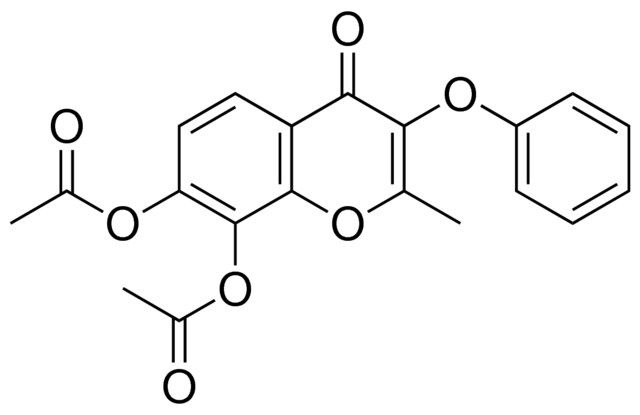 ACETIC ACID 7-ACETOXY-2-METHYL-4-OXO-3-PHENOXY-4H-CHROMEN-8-YL ESTER