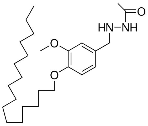 ACETIC ACID N2-(4-HEXADECYLOXY-3-METHOXYBENZYL)HYDRAZIDE