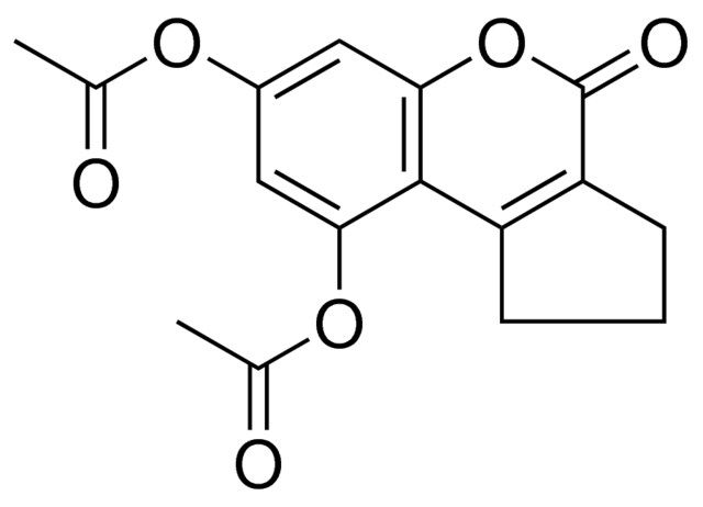 ACETIC ACID 9-ACETOXY-4-OXO-1,2,3,4-TETRAHYDRO-CYCLOPENTA(C)CHROMEN-7-YL ESTER