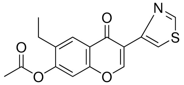 ACETIC ACID 6-ETHYL-4-OXO-3-THIAZOL-4-YL-4H-CHROMEN-7-YL ESTER