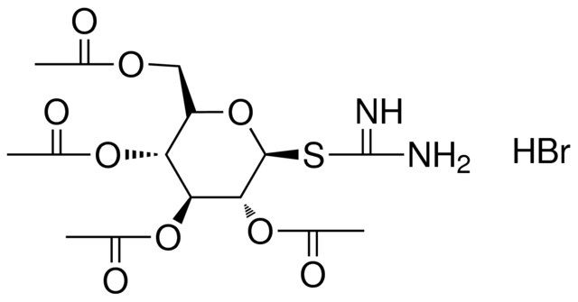 ACETIC ACID TRIACETOXY-CARBAMIMIDOYLSULFANYL-PYRAN-YLMETHYL ESTER, HYDROBROMIDE