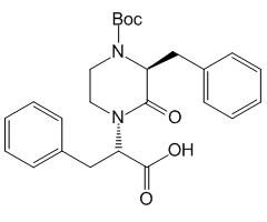 (2S,3'S)-2-(4'-Boc-3'-benzyl-2'-oxo-piperazin-1-yl)-3-phenylpropionic acid