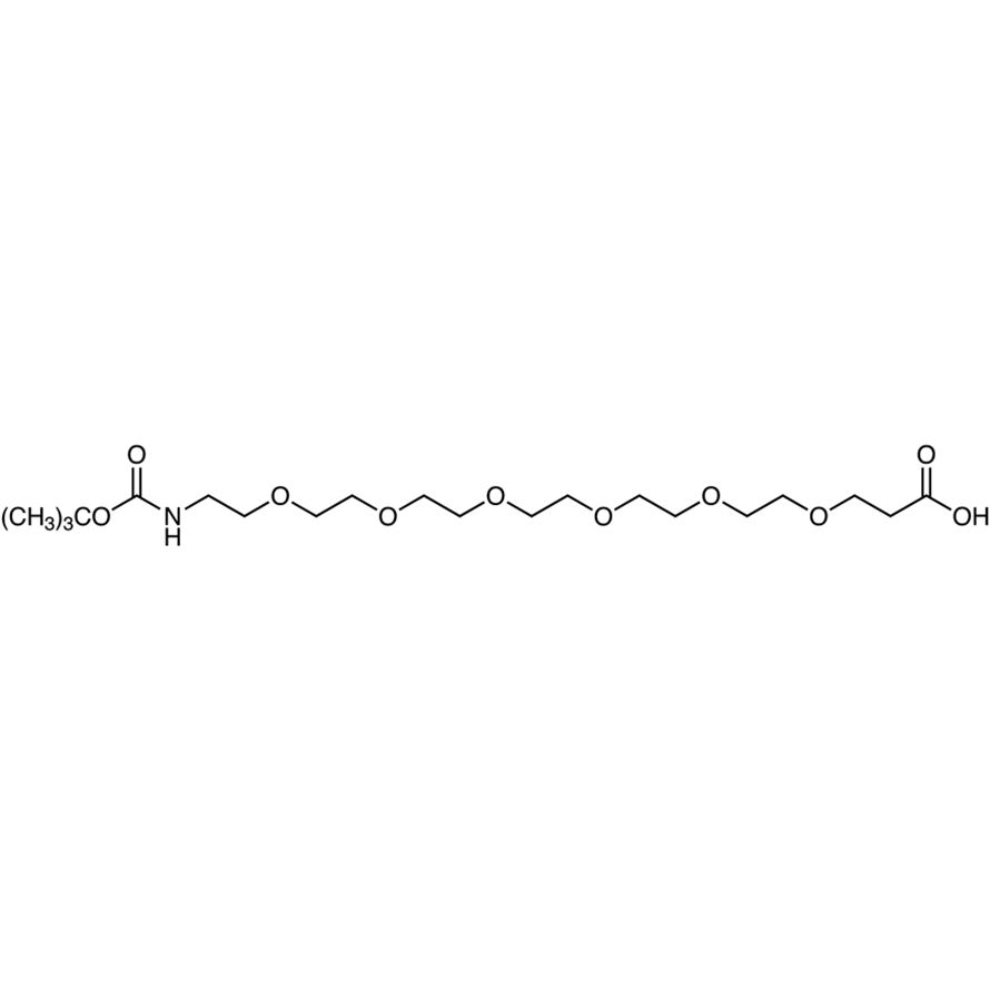 21-[(tert-Butoxycarbonyl)amino]-4,7,10,13,16,19-hexaoxaheneicosanoic Acid