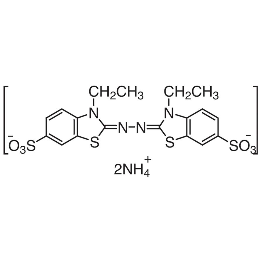 AzBTS [=2,2'-Azinobis(3-ethylbenzothiazoline-6-sulfonic Acid Ammonium Salt)] [for Biochemical Research]