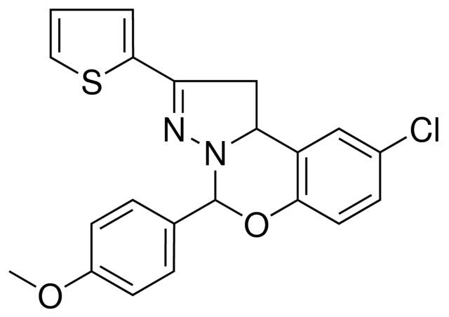 8CL-4(4-MEO-PH)2-THIOPHEN-2-YL-1,9B-2H-5-OXA-3,3A-DIAZA-CYCLOPENTA(A)NAPHTHALENE