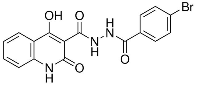 4-BROMO-BENZOIC ACID N'-(4-HO-2-OXO-1,2-DIHYDRO-QUINOLINE-3-CARBONYL)-HYDRAZIDE