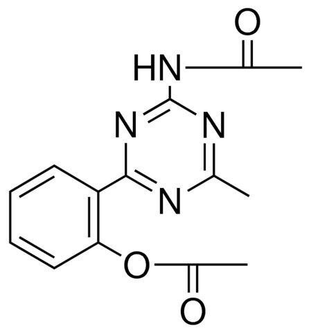 ACETIC ACID 2-(4-ACETYLAMINO-6-METHYL-(1,3,5)TRIAZIN-2-YL)-PHENYL ESTER