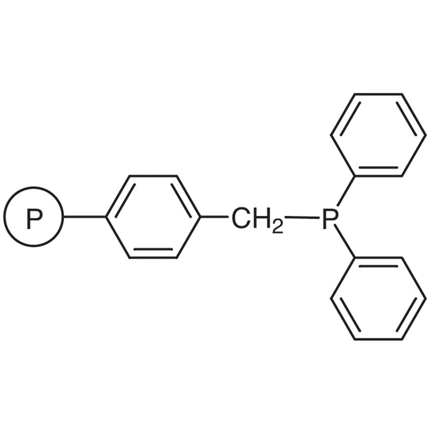 4-Diphenylphosphinomethyl Polystyrene Resin cross-linked with 2% DVB (200-400mesh) (0.5-1.0mmol/g)