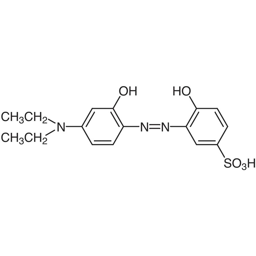 5-Sulfo-4'-diethylamino-2,2'-dihydroxyazobenzene [Reagent for Aluminum]