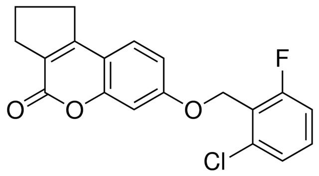 7-(2-CHLORO-6-FLUORO-BENZYLOXY)-2,3-DIHYDRO-1H-CYCLOPENTA(C)CHROMEN-4-ONE