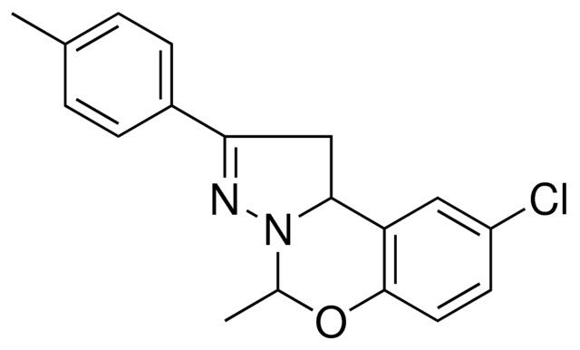 8-CL-4-METHYL-2-P-TOLYL-1,9B-DIHYDRO-5-OXA-3,3A-DIAZA-CYCLOPENTA(A)NAPHTHALENE