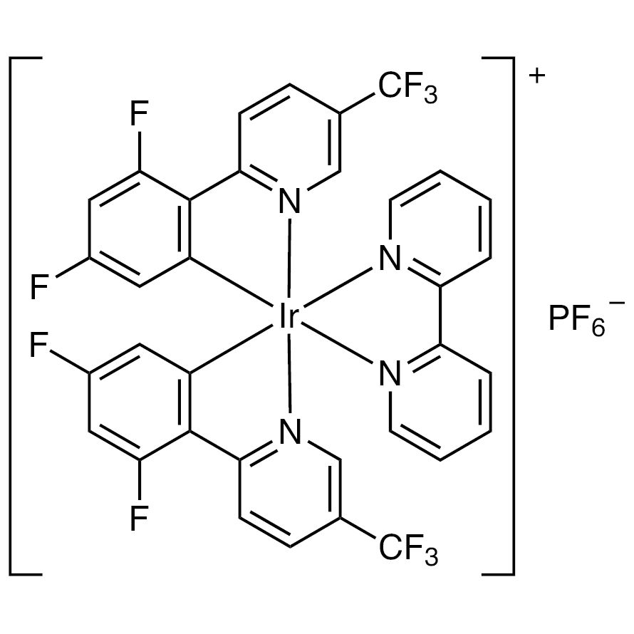 (2,2'-Bipyridine)bis[3,5-difluoro-2-[5-(trifluoromethyl)-2-pyridinyl-κN][phenyl-κC]iridium(III) Hexafluorophosphate