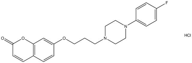 7-{3-[4-(4-fluorophenyl)-1-piperazinyl]propoxy}-2H-chromen-2-one hydrochloride