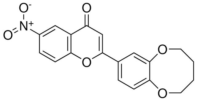 6-NITRO-2-(2,3,4,5-TETRAHYDRO-BENZO(B)DIOXOCIN-8-YL)-CHROMEN-4-ONE