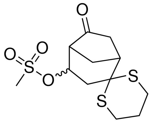 6-OXOSPIRO[BICYCLO[3.2.1]OCTANE-2,2'-[1,3]DITHIANE]-4-YL METHANESULFONATE