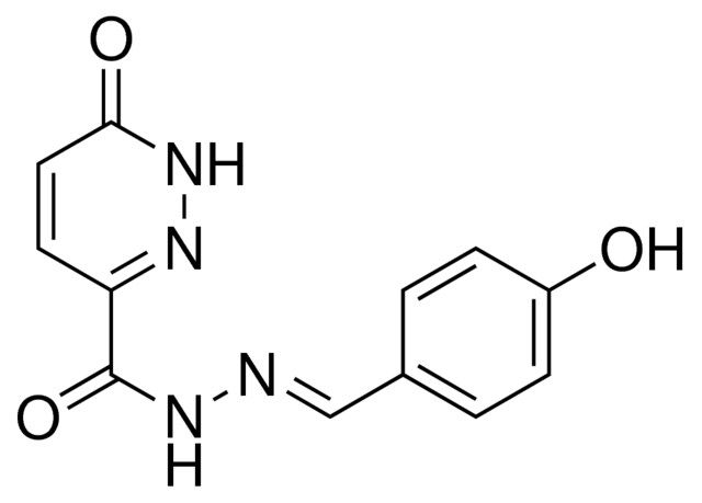 6-OXO-1,6-DIHYDRO-PYRIDAZINE-3-CARBOXYLIC ACID (4-HYDROXY-BENZYLIDENE)-HYDRAZIDE