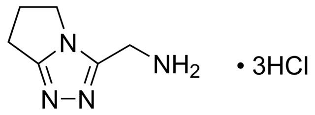 6,7-Dihydropyrrolo[2,1-<i>c</i>][1,2,4]triazole-3-methylamine trihydrochloride