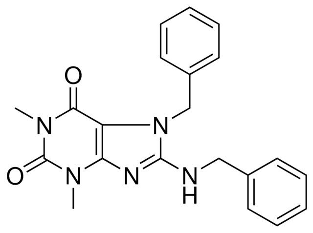 7-BENZYL-8-(BENZYLAMINO)-1,3-DIMETHYL-3,7-DIHYDRO-1H-PURINE-2,6-DIONE