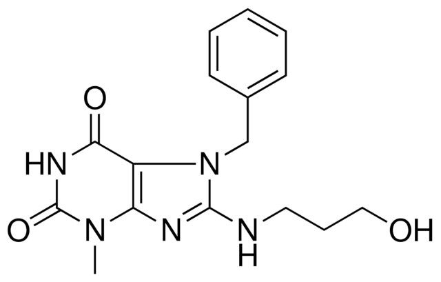 7-BENZYL-8-(3-HYDROXY-PROPYLAMINO)-3-METHYL-3,7-DIHYDRO-PURINE-2,6-DIONE