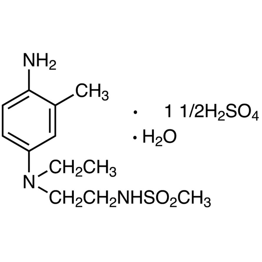 N<sup>4</sup>-Ethyl-N<sup>4</sup>-(2-methanesulfonamidoethyl)-2-methyl-1,4-phenylenediamine Sesquisulfate Monohydrate