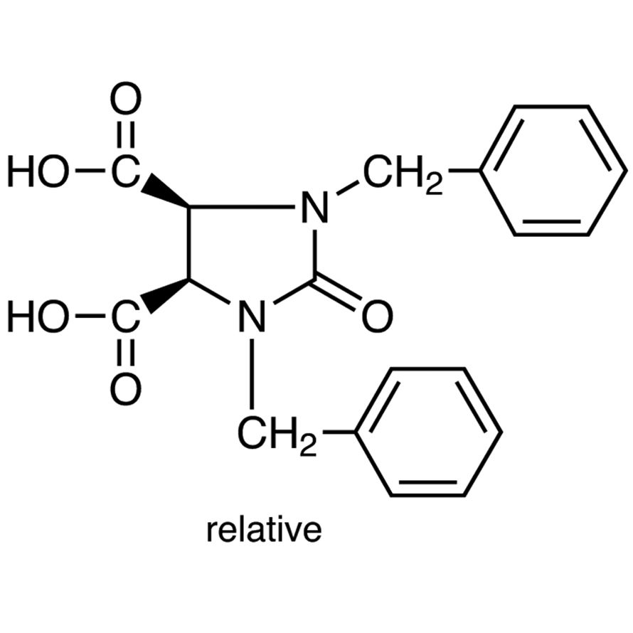 cis-1,3-Dibenzyl-2-oxo-4,5-imidazolidinedicarboxylic Acid