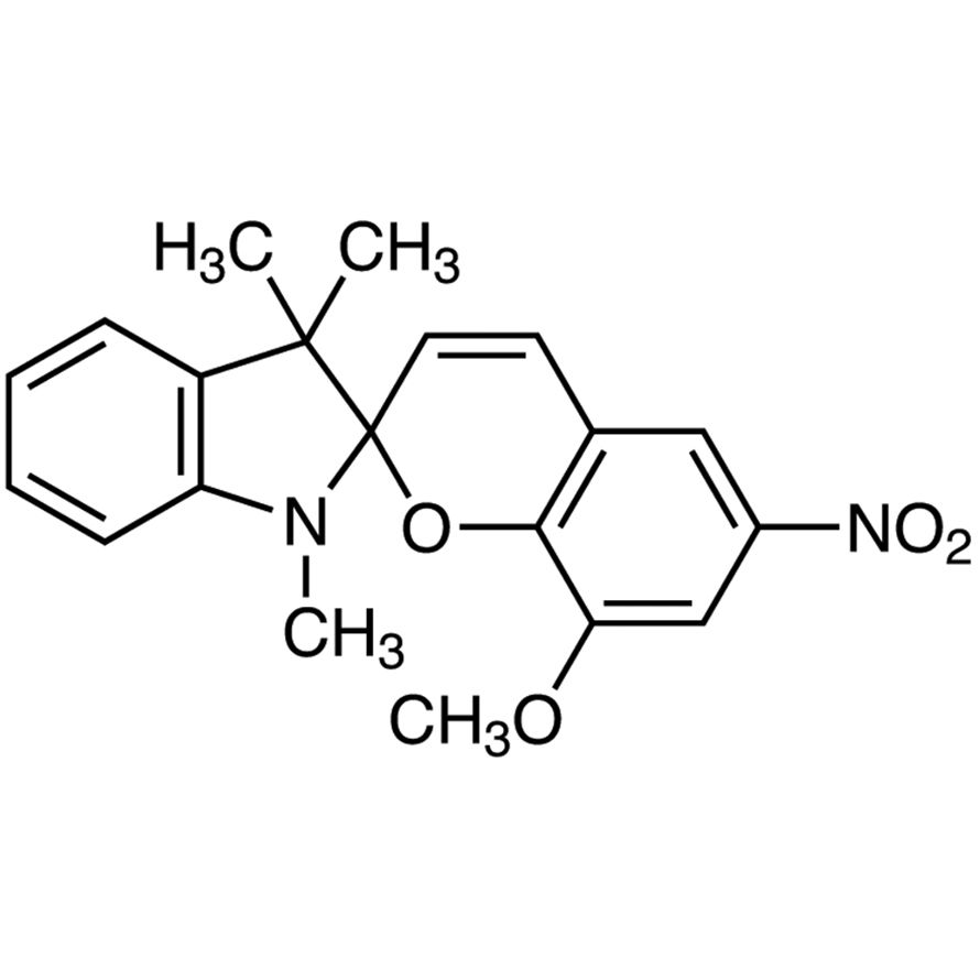 1',3'-Dihydro-8-methoxy-1',3',3'-trimethyl-6-nitrospiro[2H-1-benzopyran-2,2'-[2H]indole]