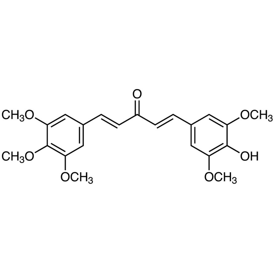 (1E,4E)-1-(4-Hydroxy-3,5-dimethoxyphenyl)-5-(3,4,5-trimethoxyphenyl)-1,4-pentadiene-3-one