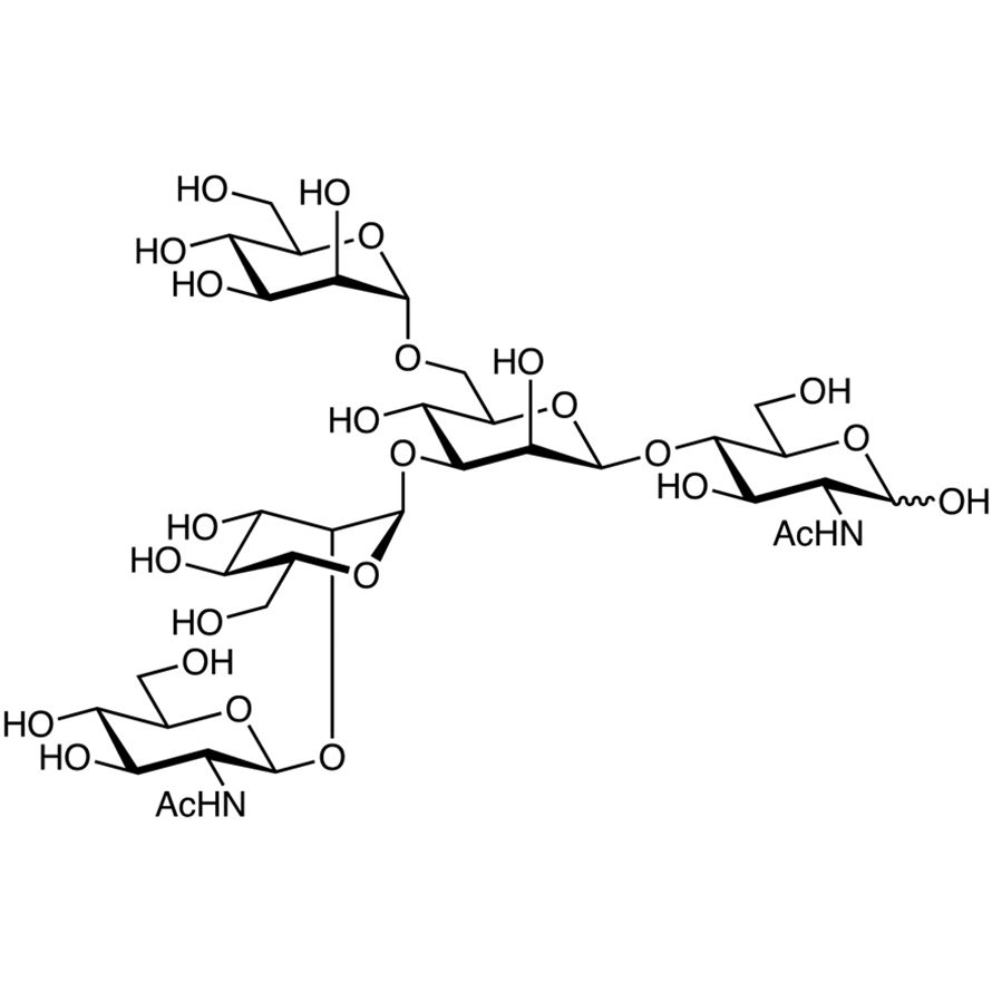 GlcNAcβ(1-2)Manα(1-3)[Manα(1-6)]Manβ(1-4)GlcNAc-OH