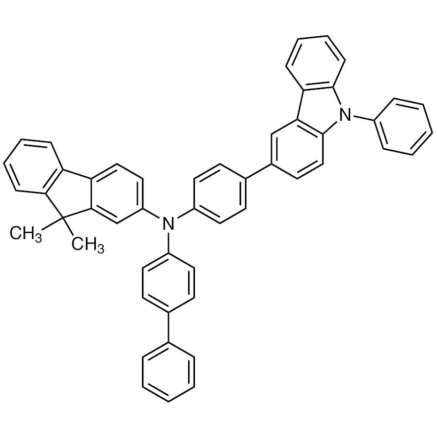 N-[[1,1'-Biphenyl]-4-yl]-9,9-dimethyl-N-[4-(9-phenyl-9H-carbazol-3-yl)phenyl]-9H-fluoren-2-amine