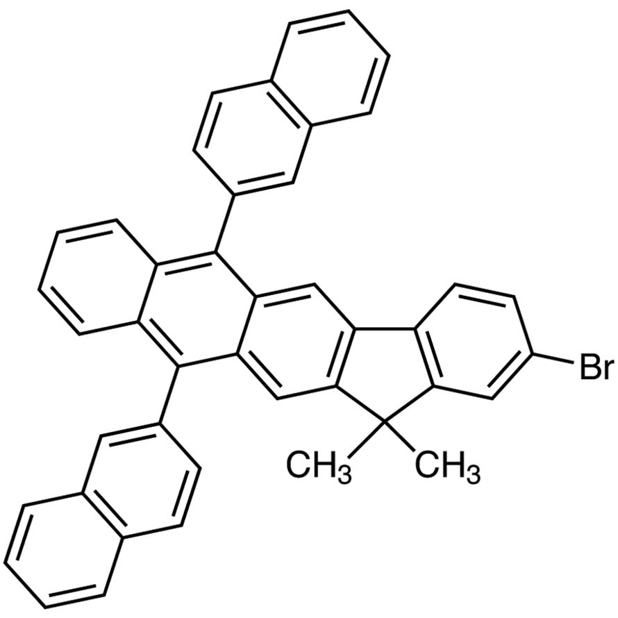 2-Bromo-13,13-dimethyl-6,11-di(naphthalen-2-yl)-13H-indeno[1,2-b]anthracene