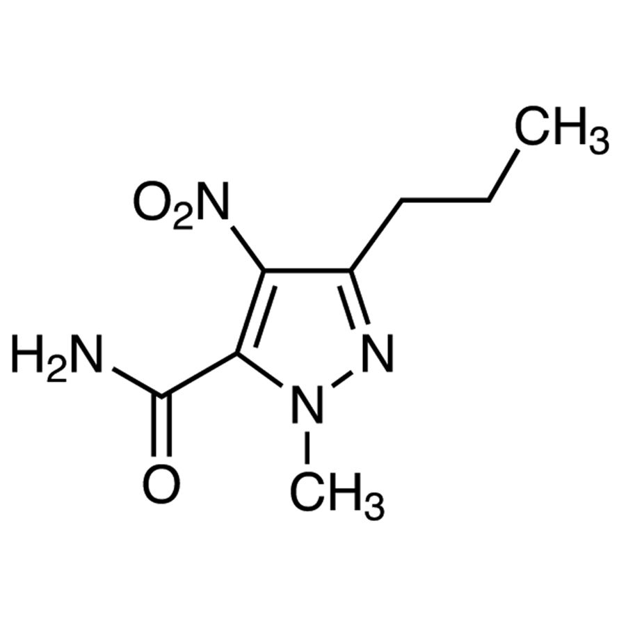 1-Methyl-4-nitro-3-propylpyrazole-5-carboxamide