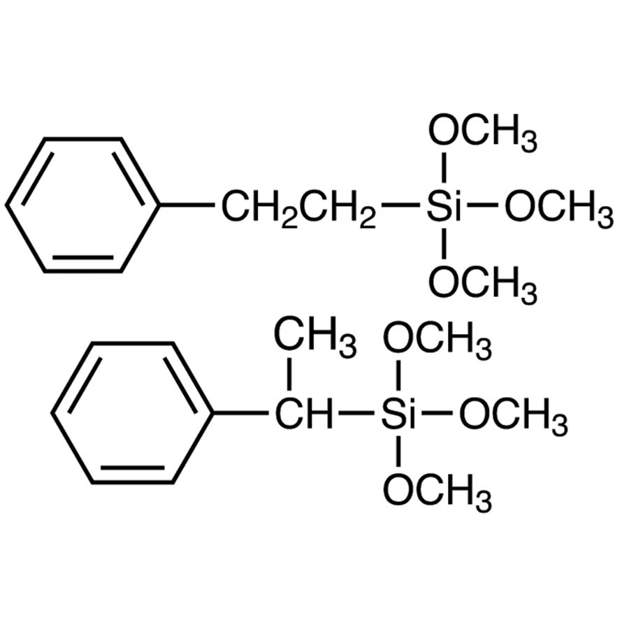 Trimethoxy(phenylethyl)silane (mixture of 1-phenylethyl- and 2-phenylethyl-)