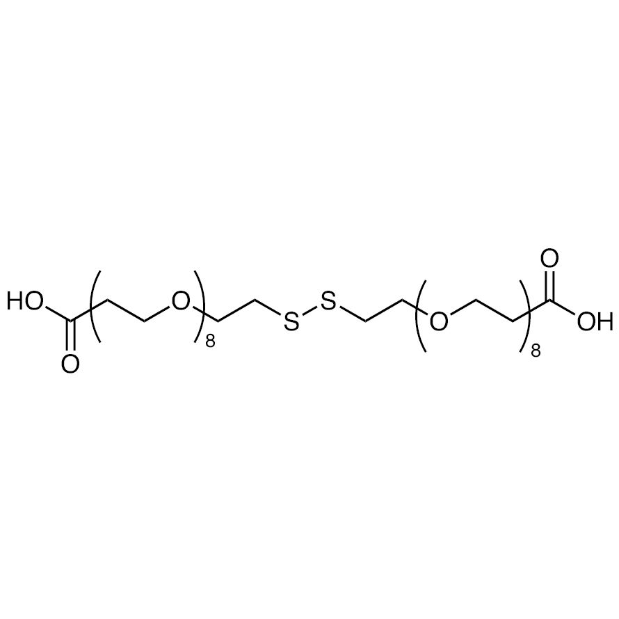 4,7,10,13,16,19,22,25,32,35,38,41,44,47,50,53-Hexadecaoxa-28,29-dithiahexapentacontanedioic Acid