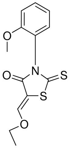 5-(ETHOXYMETHYLENE)-3-(2-METHOXYPHENYL)-RHODANINE