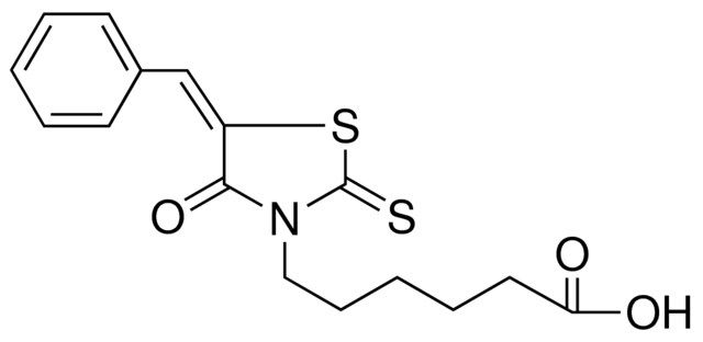 5-BENZYLIDINE-3-RHODANINEHEXANOIC ACID