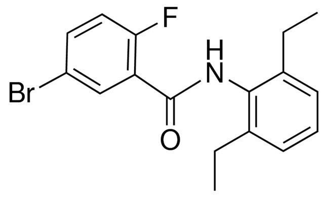 5-BROMO-N-(2,6-DIETHYLPHENYL)-2-FLUOROBENZAMIDE