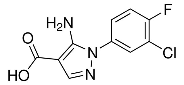 5-Amino-1-(3-chloro-4-fluorophenyl)-1H-pyrazole-4-carboxylic acid