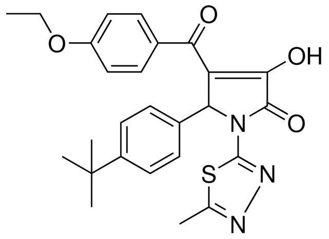 5-(4-TERT-BUTYLPHENYL)-4-(4-ETHOXYBENZOYL)-3-HYDROXY-1-(5-METHYL-1,3,4-THIADIAZOL-2-YL)-1,5-DIHYDRO-2H-PYRROL-2-ONE