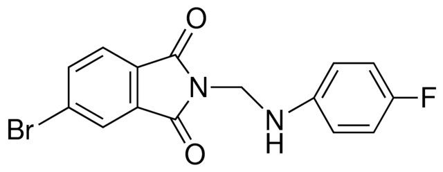 5-BROMO-2-((4-FLUORO-PHENYLAMINO)-METHYL)-ISOINDOLE-1,3-DIONE